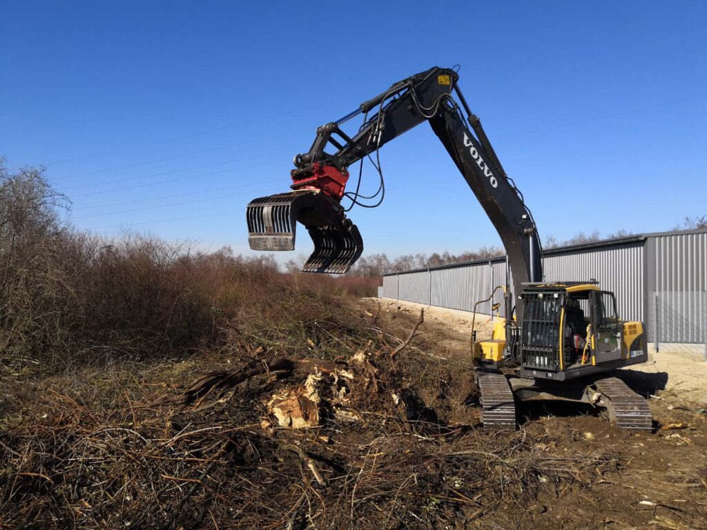bagger sortiergreifer